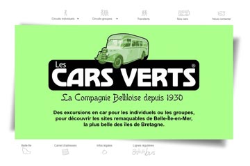Le site des Cars Verts